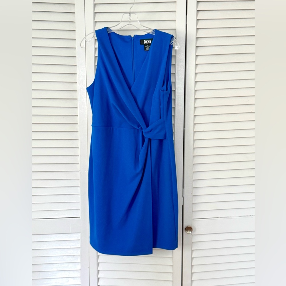 DKNY Royal Blue Midi Dress